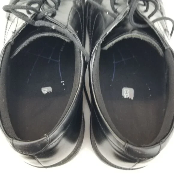 ✅Nunn Bush Men's 10M Slip Resistant Leather Oxford Shoes BLACK Comfort Lace Up - Picture 5 of 11